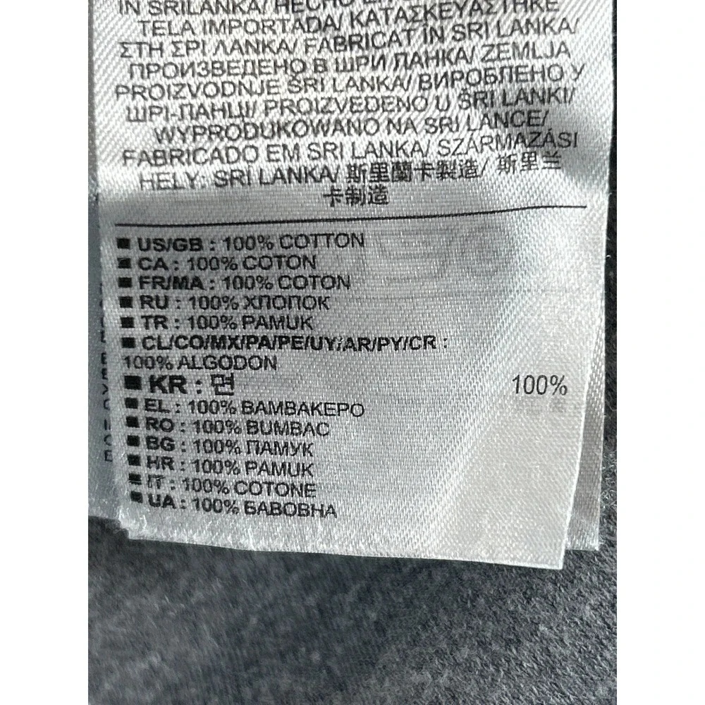 Banana Republic Quarter Zip Mens L Gray 100%‎ Cotton Pullover Mock Neck Sweater